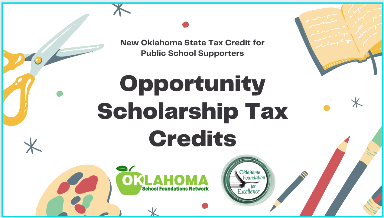 Opportunity Tax Credits for School Foundation Donors Oklahoma